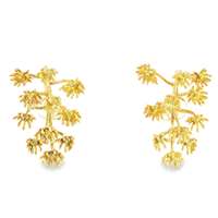 GocciAzzurra - agave gold peridot earrings