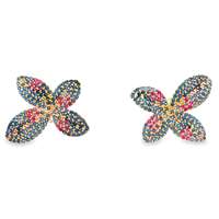 GocciAzzurra - dea gold celeste&fucsia earrings