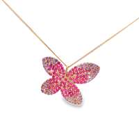 GocciAzzurra - dea gold fucsia&ametista necklace
