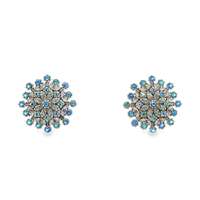 GocciAzzurra - flake celeste&acquamarina earrings
