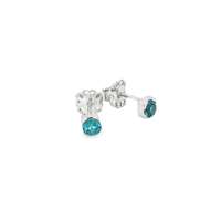 GocciAzzurra - lights paraiba 4mm earrings