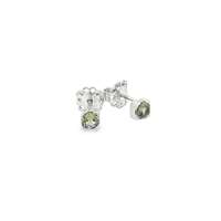 GocciAzzurra - lights peridot 4mm earrings