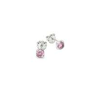 GocciAzzurra - lights rosa 5mm earrings