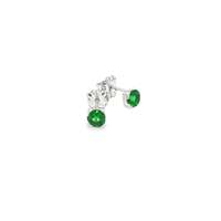 GocciAzzurra - lights tsavorite 5mm earrings