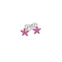 GocciAzzurra - starlike fucsia earrings