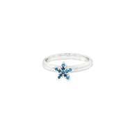 GocciAzzurra - starlike blue ring