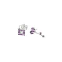 GocciAzzurra - unlock your heart ametista earrings