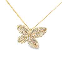 GocciAzzurra - DEA GOLD CRYSTAL NECKLACE