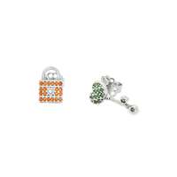 GocciAzzurra - UNLOCK YOUR HEART GREEN KEY EARRINGS