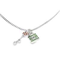 GocciAzzurra - UNLOCK YOUR HEART ORANGE KEY NECKLACE
