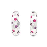 GocciAzzurra - GLAMOUR AMETISTA&FUCSIA EARRINGS