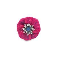 GocciAzzurra - BLOSSOM CRYSTAL&BLUE STONES PINK GLAZED RING