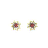 GocciAzzurra - BLOSSOM CITRINO&ORANGE STONES EARRINGS
