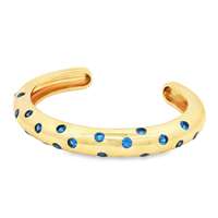 GocciAzzurra - GLAMOUR GOLD BLUE STONES BRACELET
