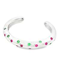 GocciAzzurra - GLAMOUR VERDE&FUCSIA BRACELET