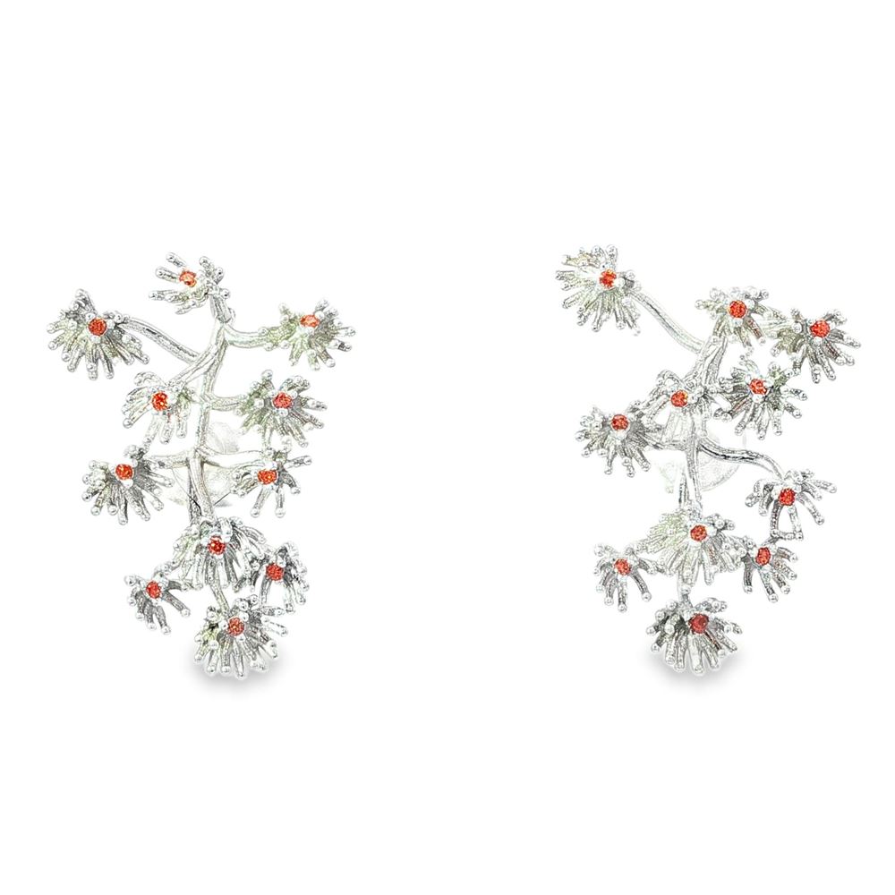 agave orange earrings