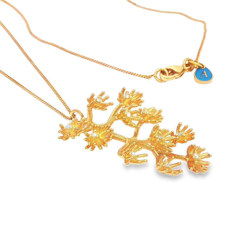 AGAVE GOLD CRYSTAL NECKLACE
