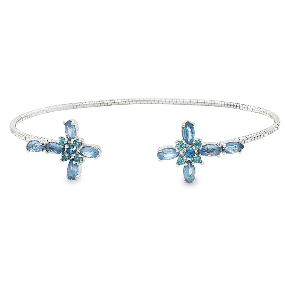 crux celeste&acquamarina bracelet