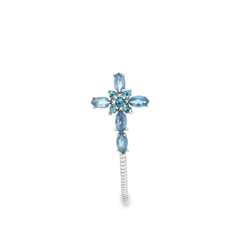 crux celeste&acquamarina bracelet