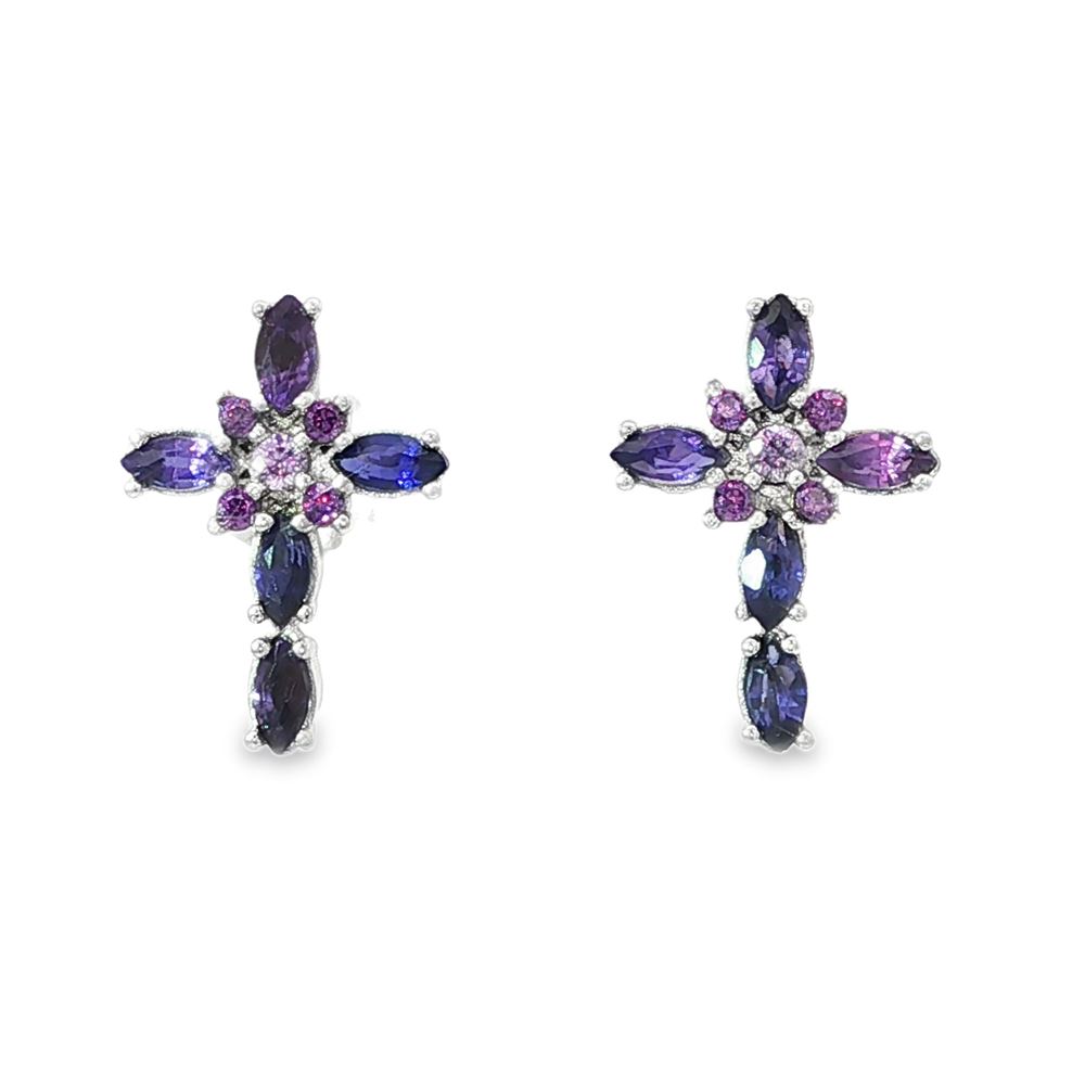 crux ametista earrings