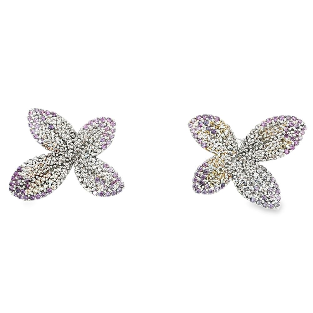 dea champagne&ametista earrings