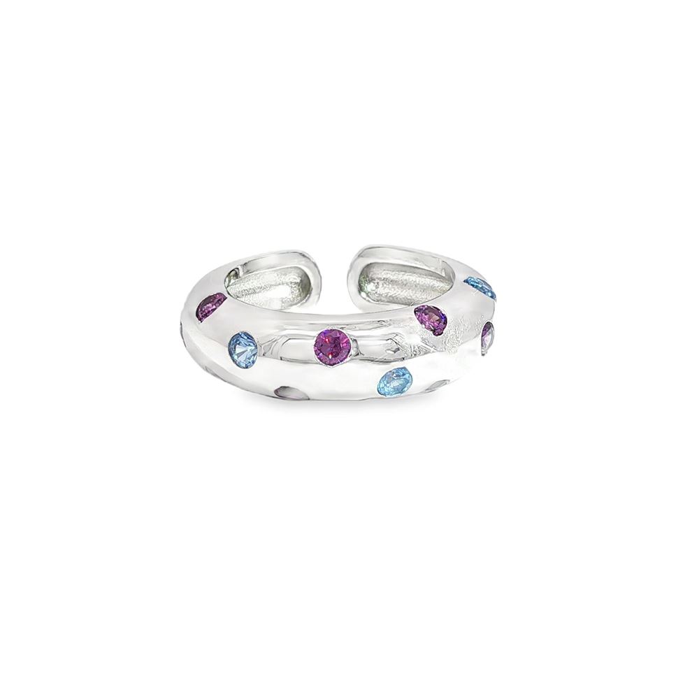 GLAMOUR CELESTE&AMETISTA RING