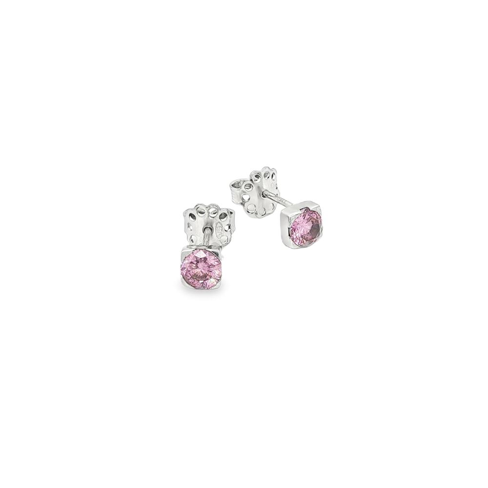 lights rosa 5mm earrings