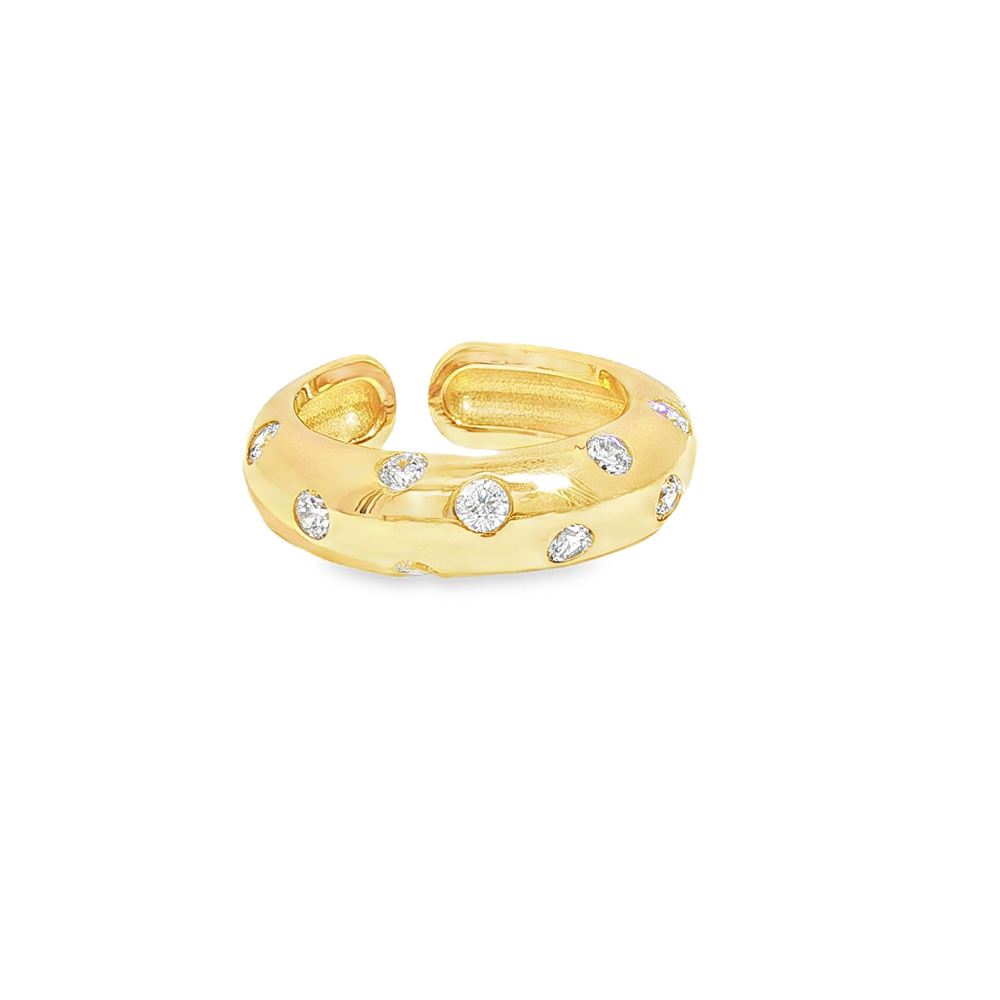 GLAMOUR GOLD CRYSTAL RING