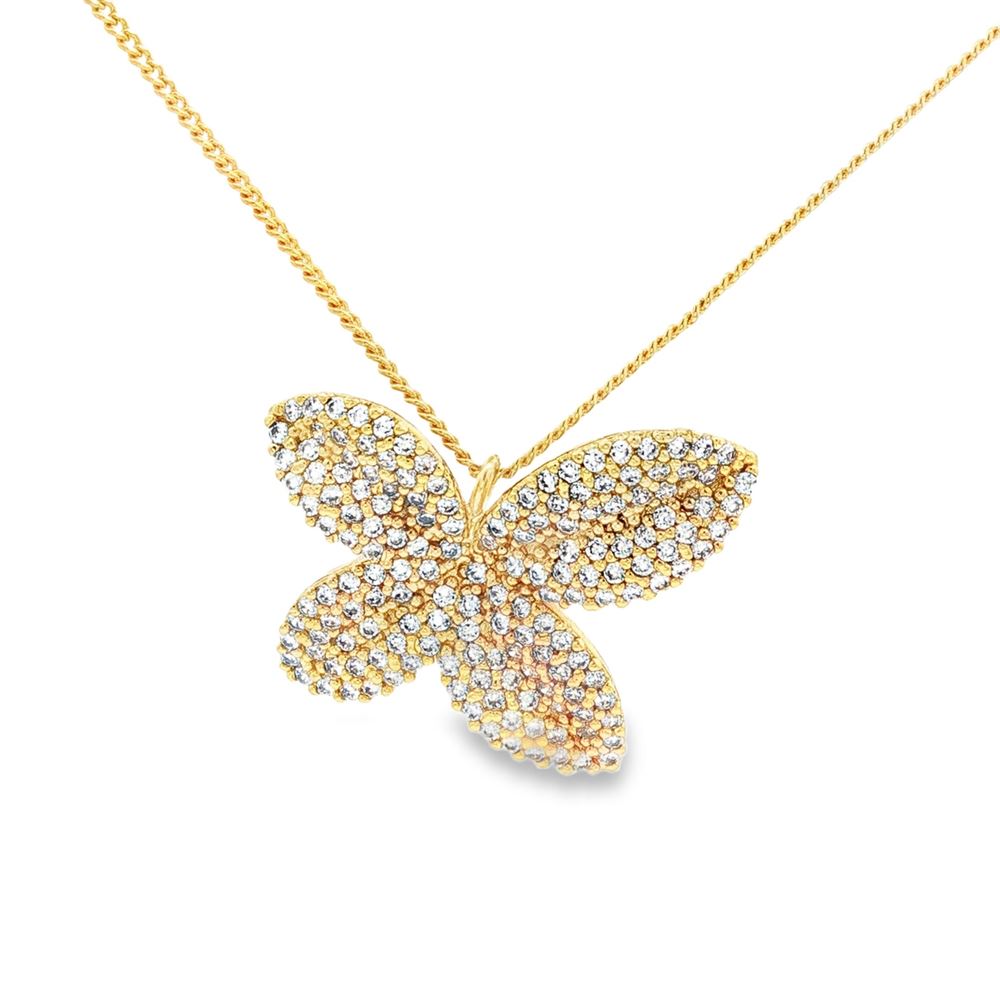 DEA GOLD CRYSTAL NECKLACE
