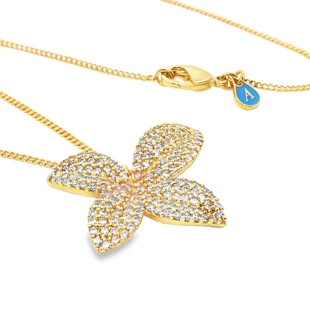 DEA GOLD CRYSTAL NECKLACE
