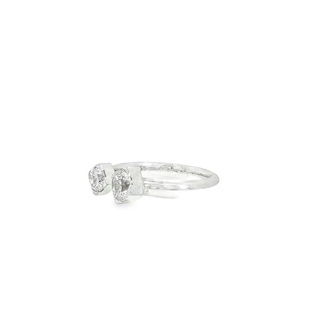 LIGHTS CRYSTAL TWO STONES RING