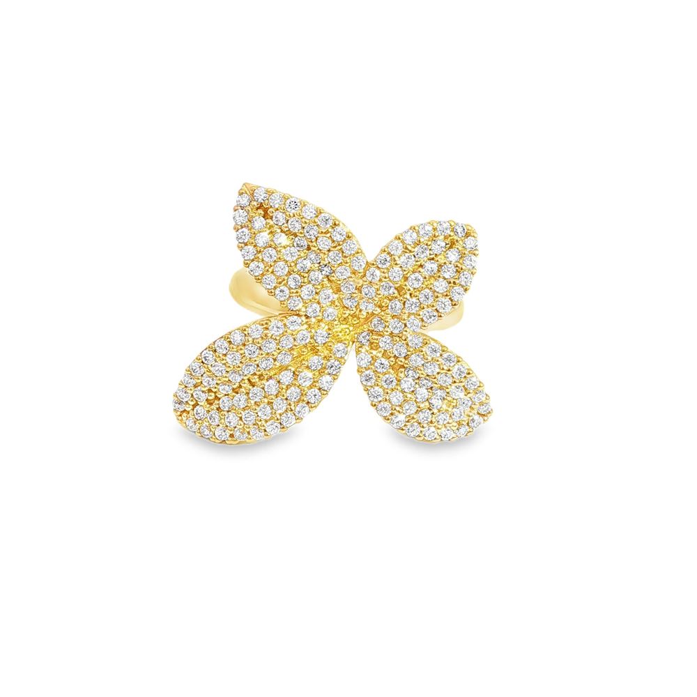 DEA GOLD CRYSTAL RING