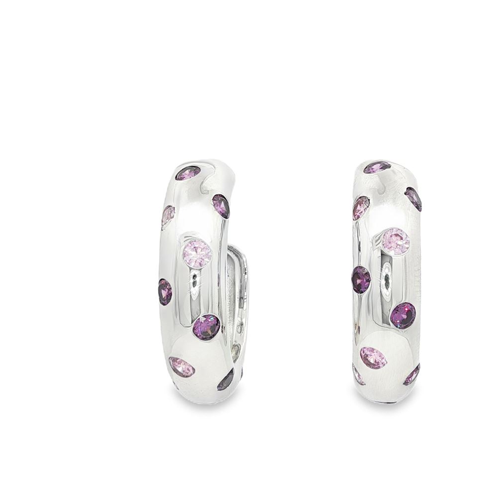 GLAMOUR AMETISTA&ROSA EARRINGS