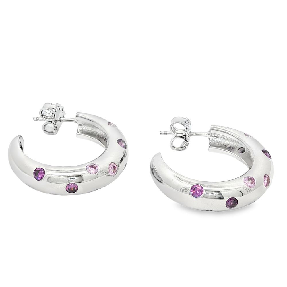 GLAMOUR AMETISTA&ROSA EARRINGS