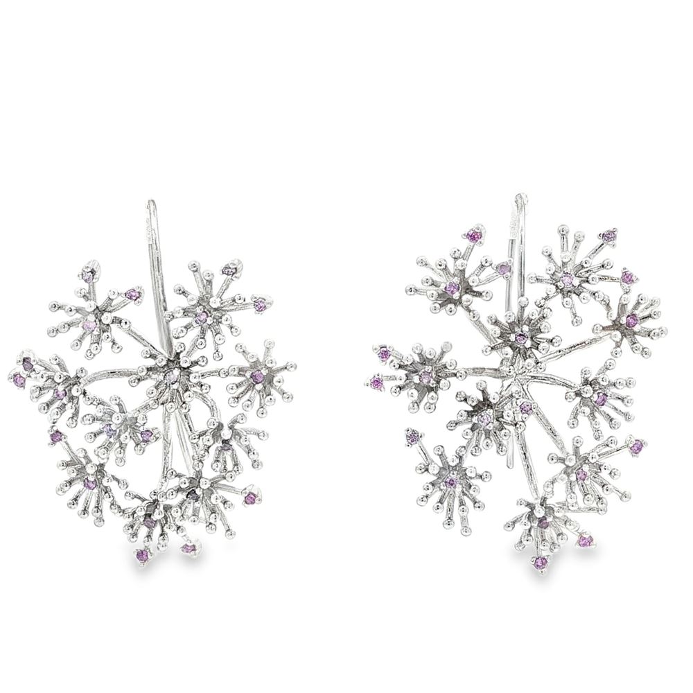 DANDELION AMETISTA EARRINGS