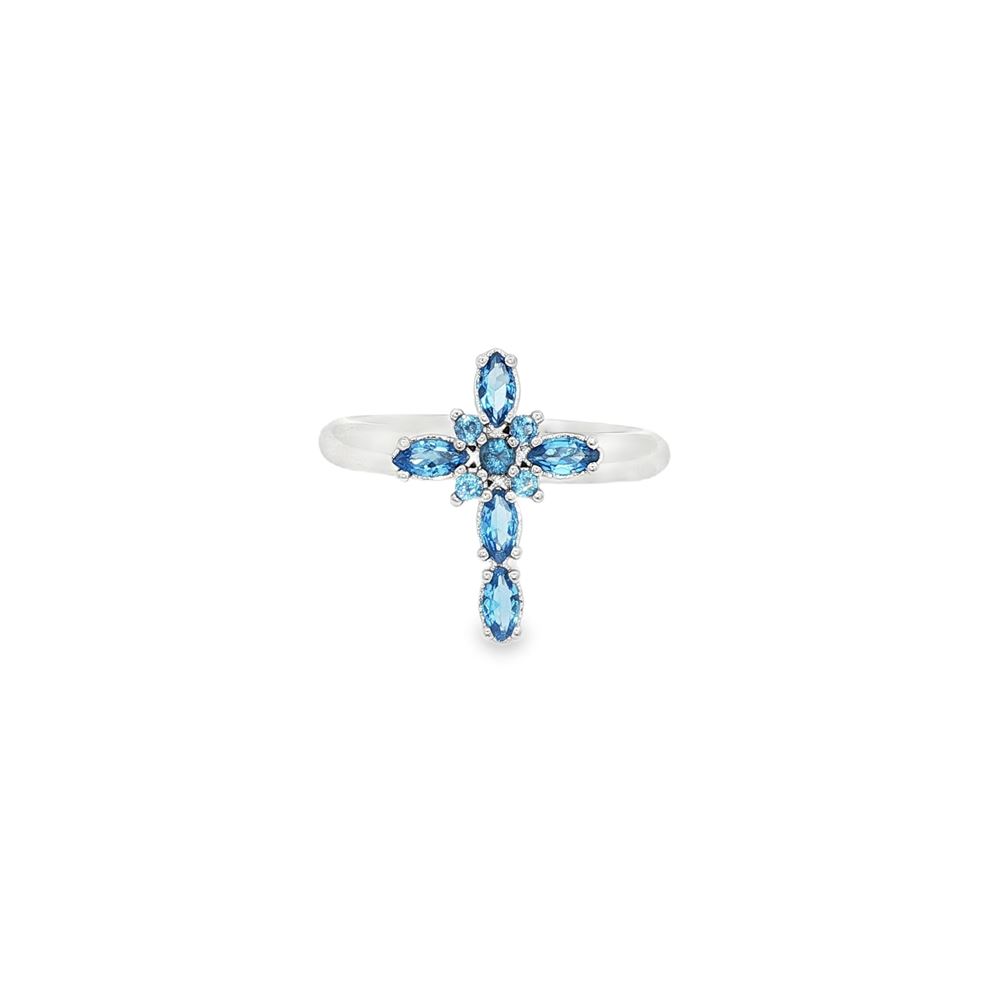 CRUX CELASTE&ACQUAMARINA RING
