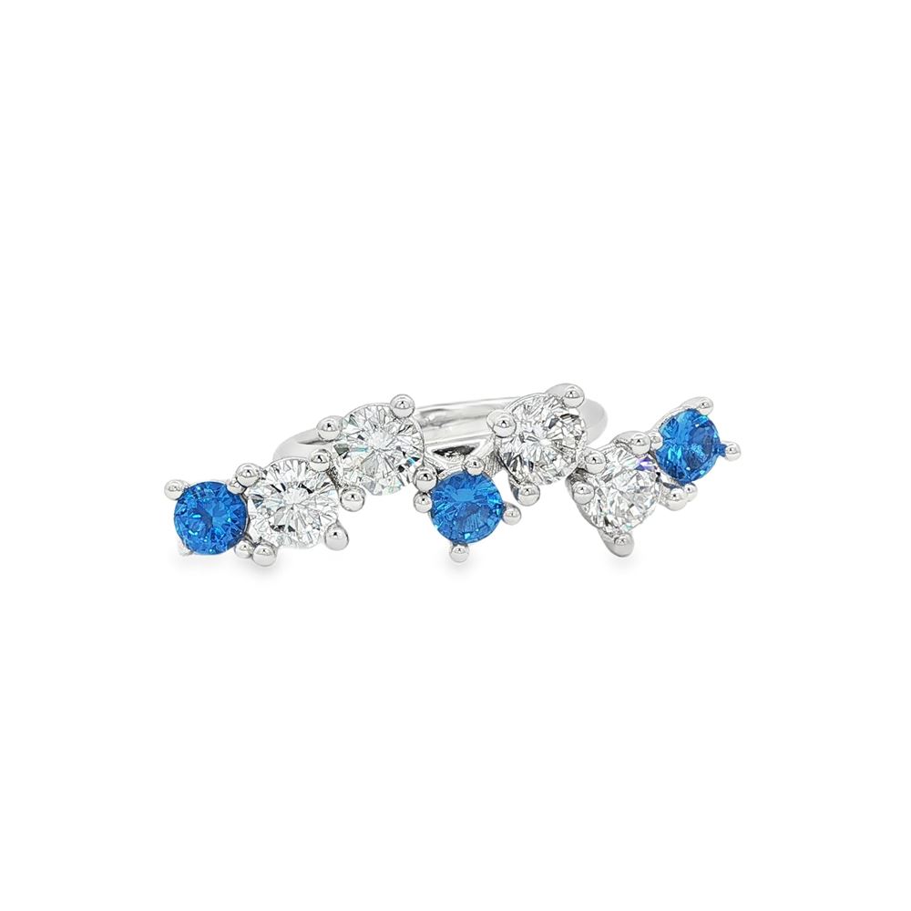 RAINBOW CRYSTAL&BLUE RING