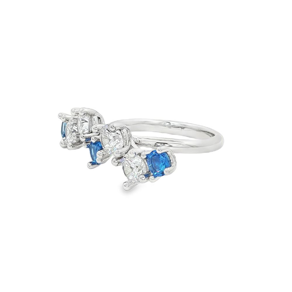 RAINBOW CRYSTAL&BLUE RING