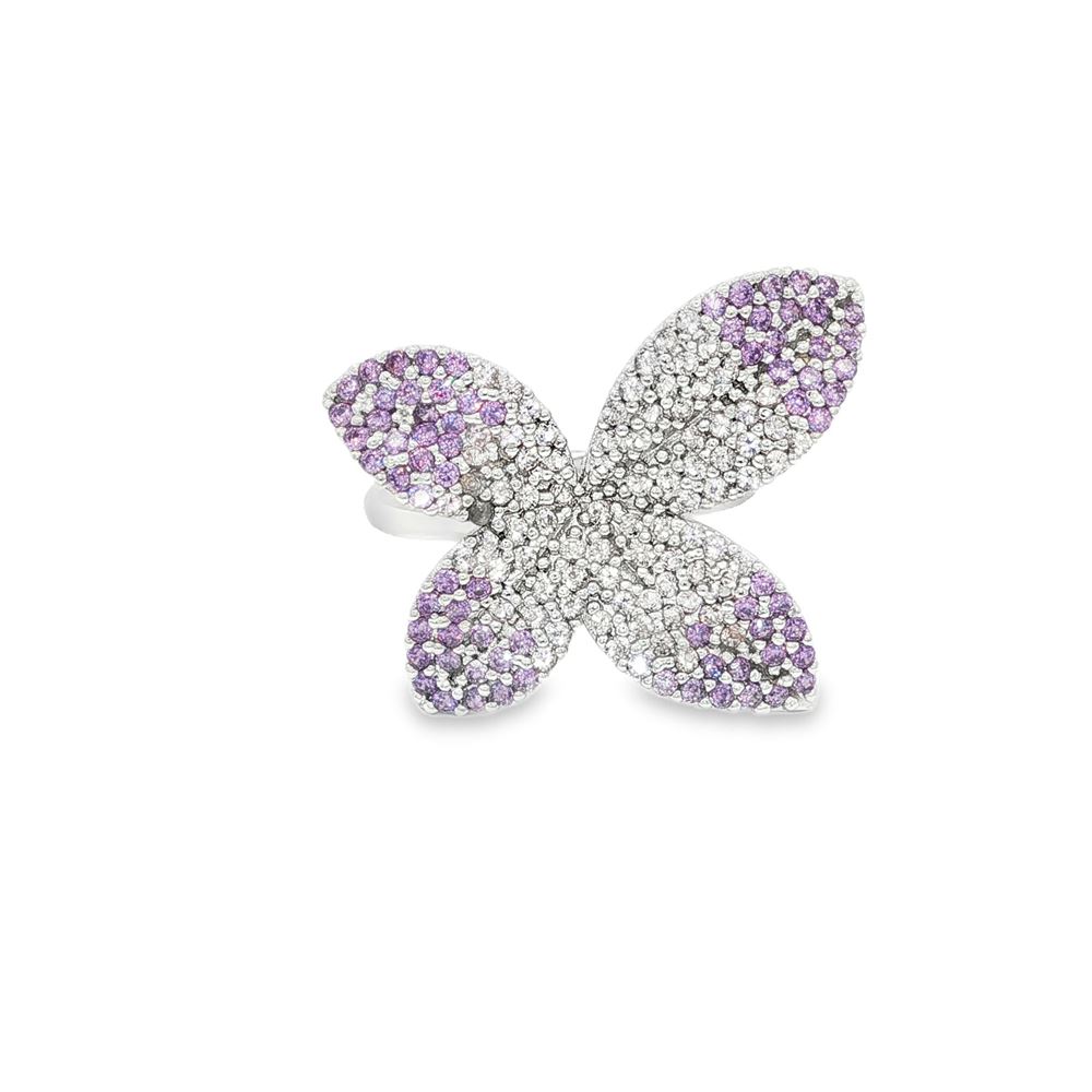 DEA AMETISTA&CHAMPAGNE RING