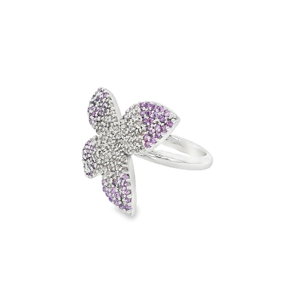 DEA AMETISTA&CHAMPAGNE RING