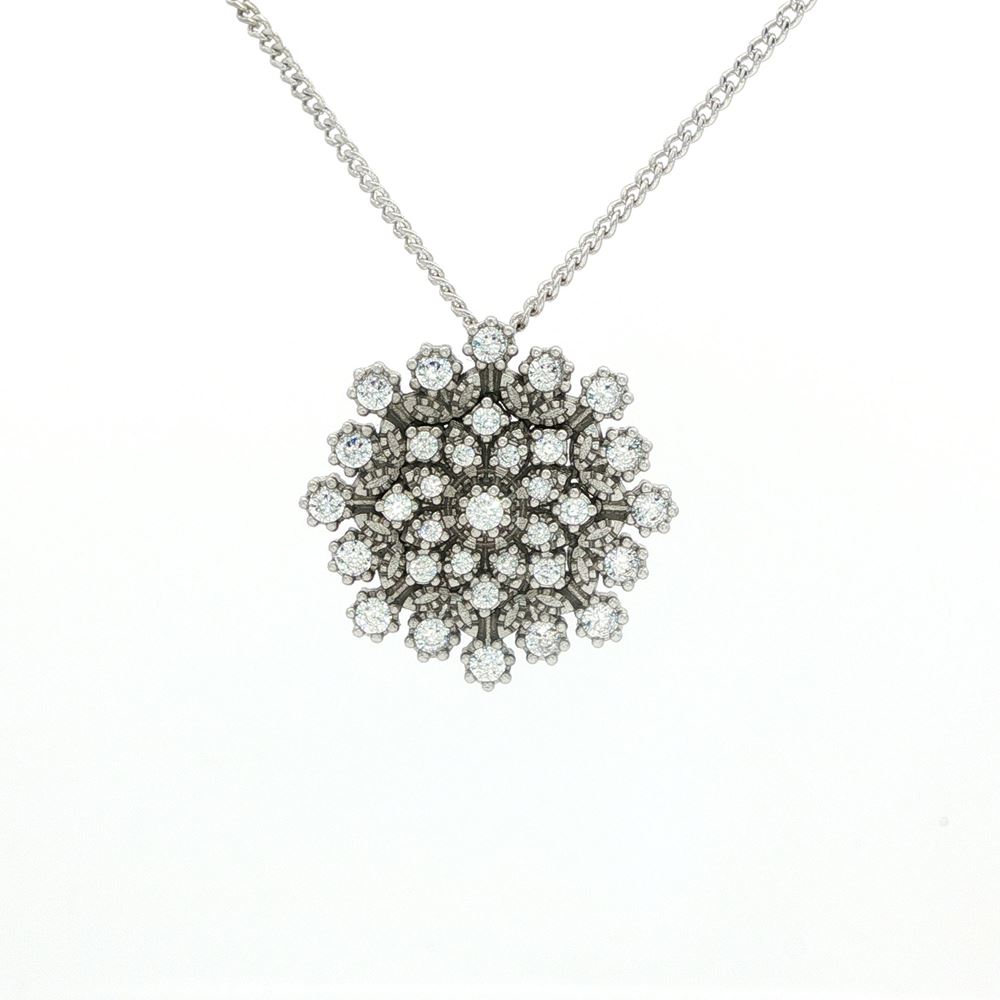 FLAKE CRYSTAL NECKLACE