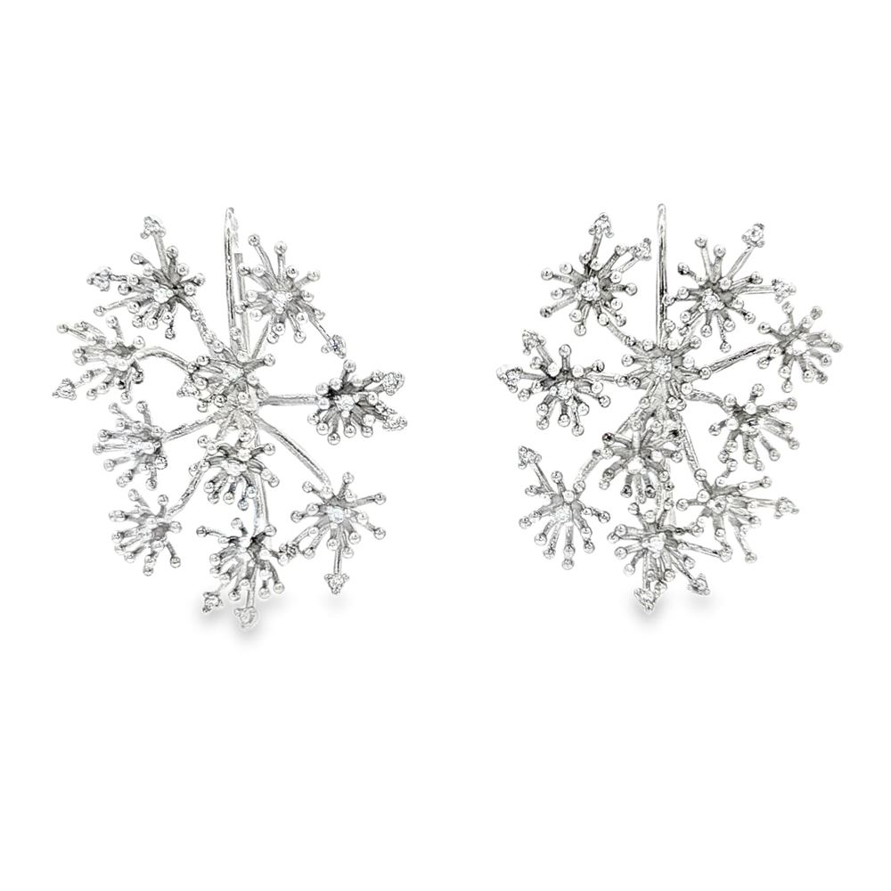DANDELION CRYSTAL EARRINGS