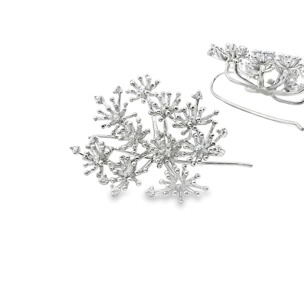 DANDELION CRYSTAL EARRINGS