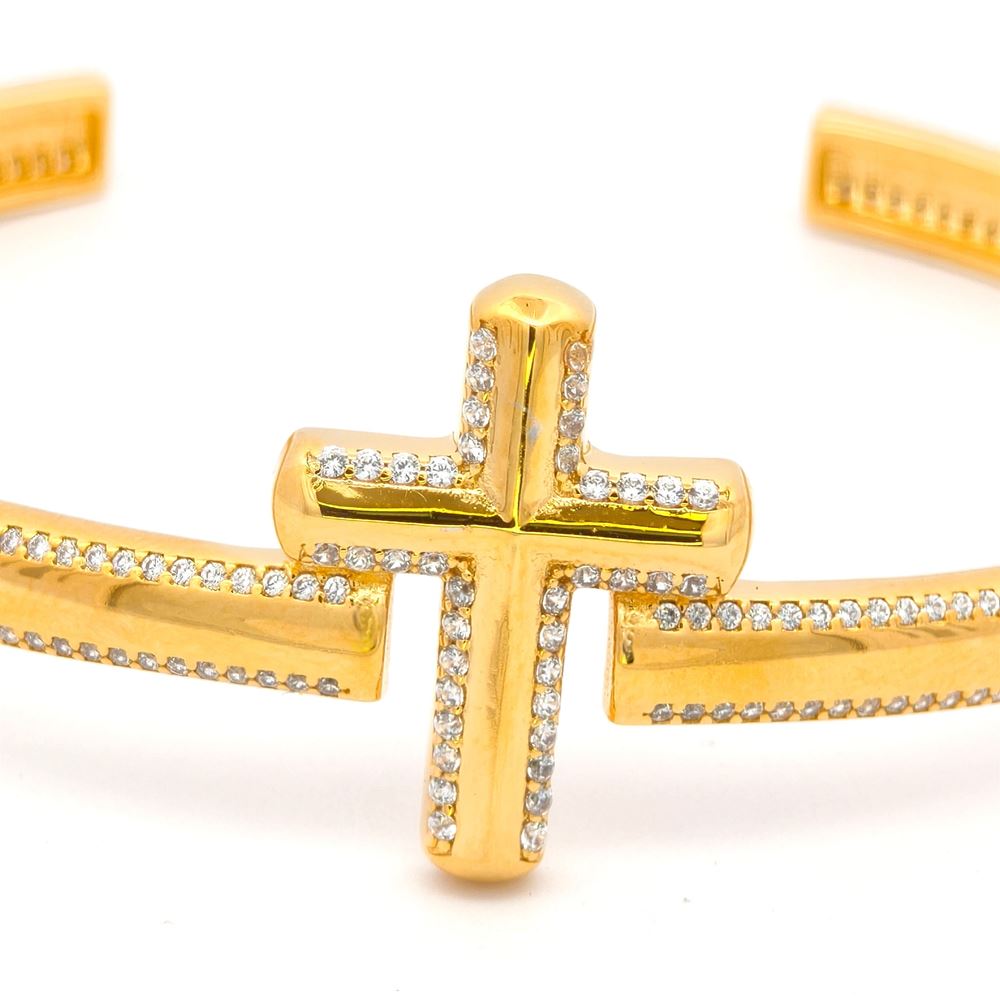 CRUX GOLD CRYSTAL STONES BRACELET