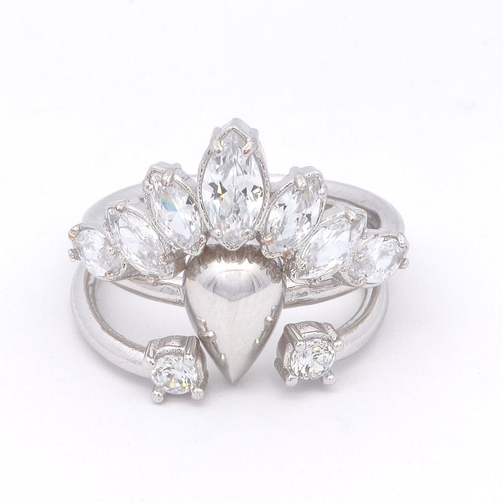 AURORA CRYSTAL STONES RING