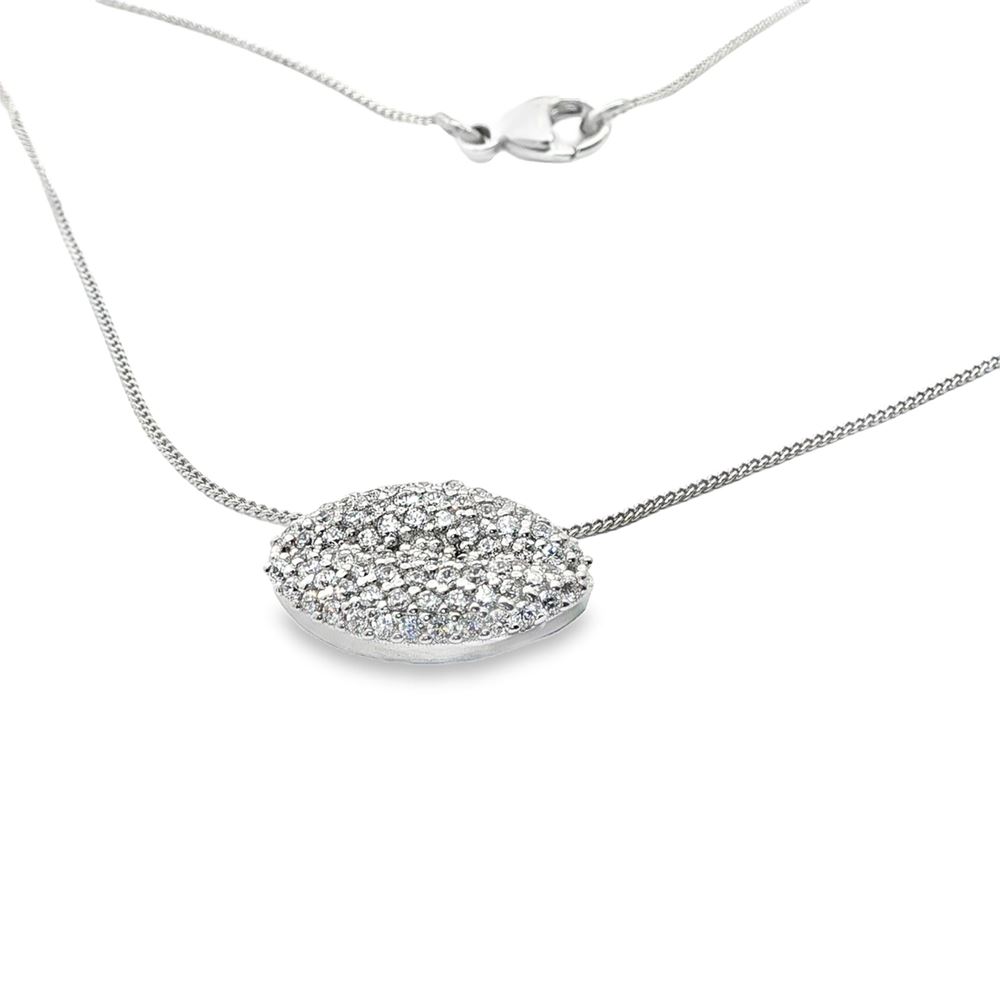 LEAF CRYSTAL NECKLACE