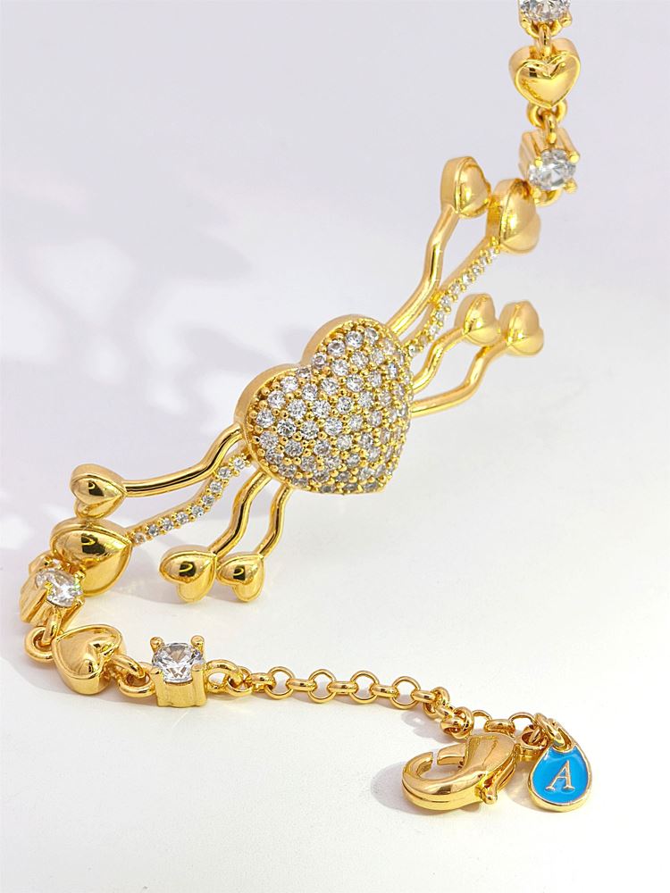 DALì GOLD CRYSTAL STONES BRACELET