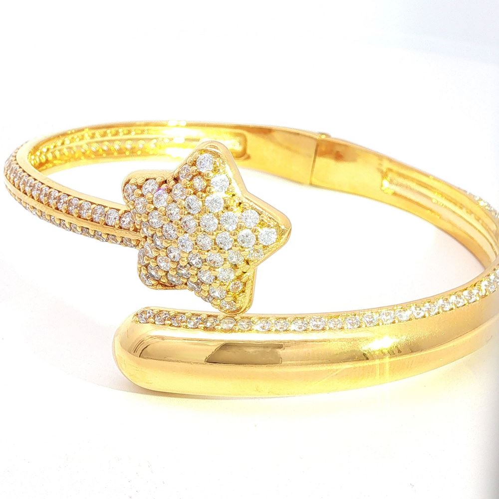COMETA GOLD CRYSTAL STONES BRACELET