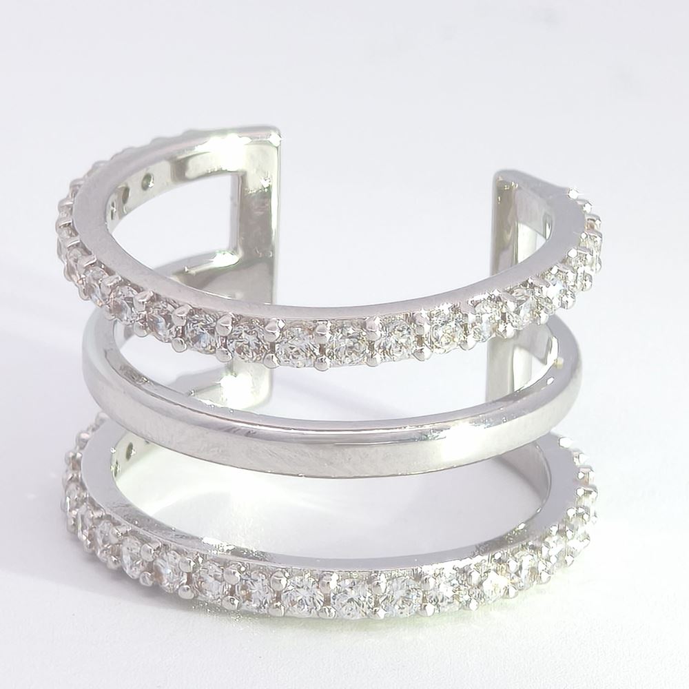 LINE CRYSTAL RING