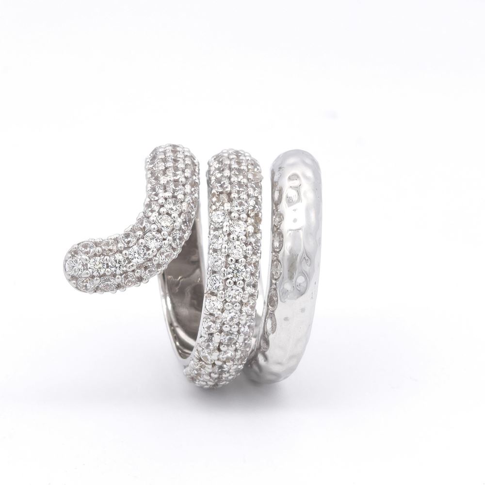SNAKE CRYSTAL STONES RING